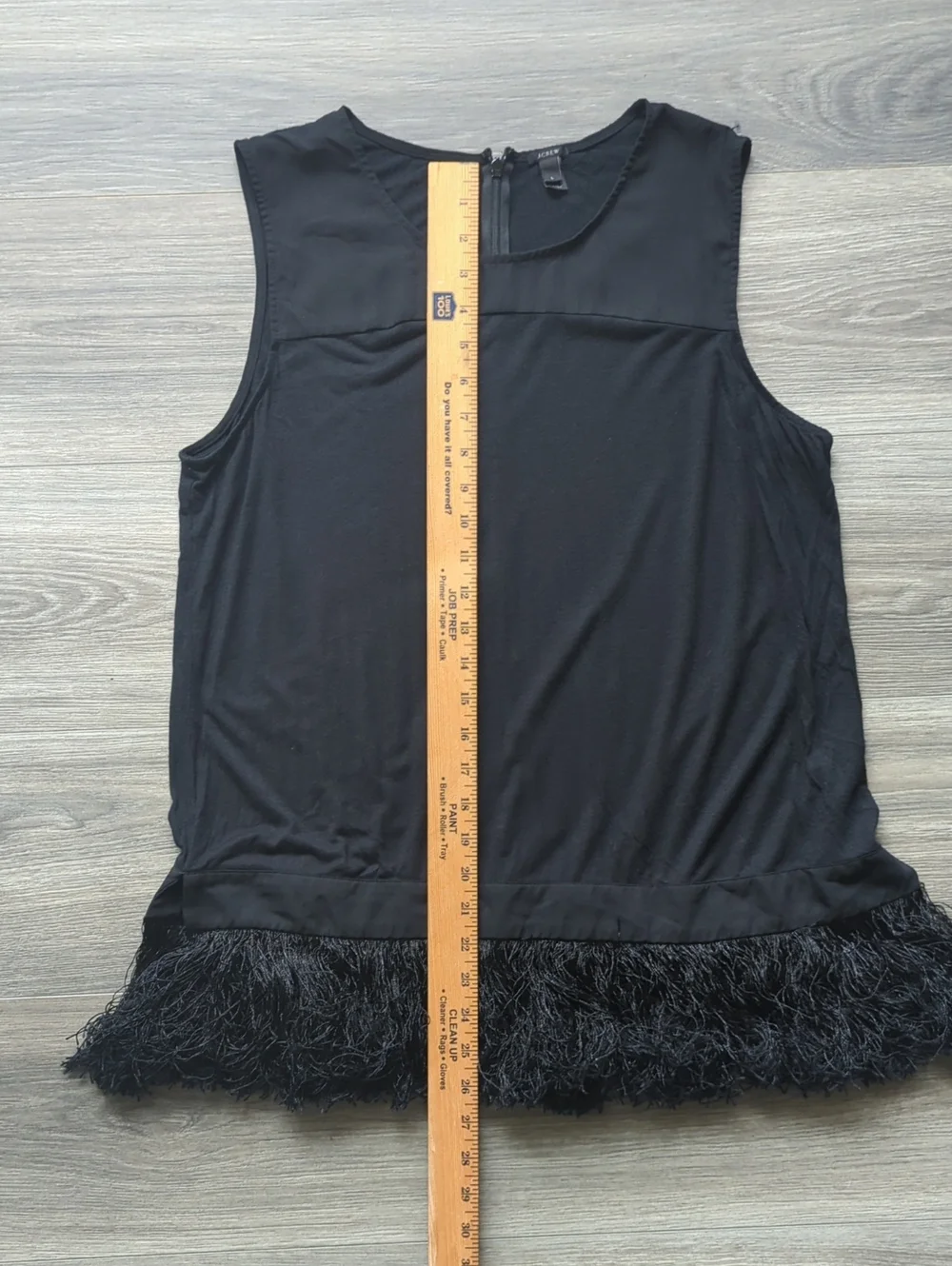 J.Crew Women's Fringe Tank Top Tunic Size L